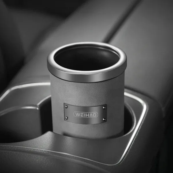 Poubelle En Daim Supérieur