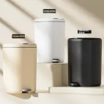 accessoire de salle de bain poubelle élégance