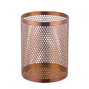 Poubelle Inox Maille Bronze