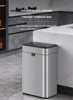 poubelle sensorielle inox