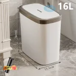 poubelle étanche salle de bain à pression