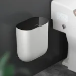 accessoire salle de bain poubelle murale