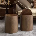Poubelle Décorative Chêne