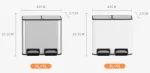 poubelle de tri durable