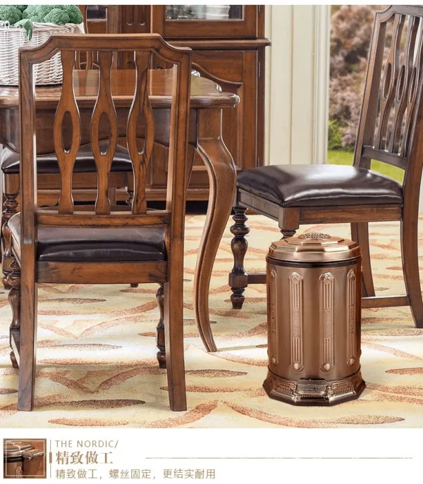 Poubelle Antiqua Royale Bronze