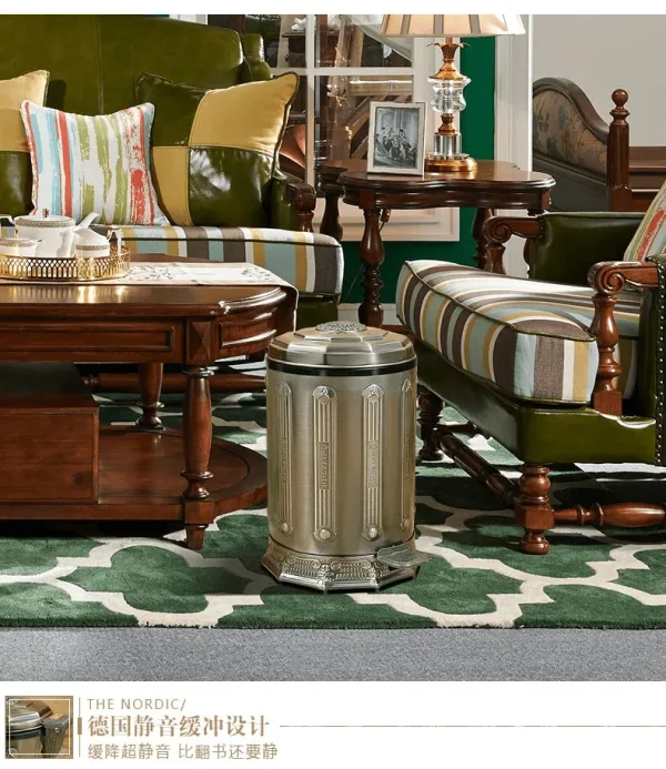 Poubelle Antiqua Royale Forgée